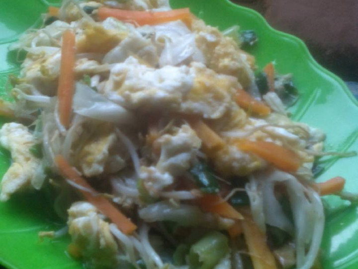 Ini dia! Resep membuat Orak arik telur &amp;amp; sayur(lauk sarapan simple)  lezat