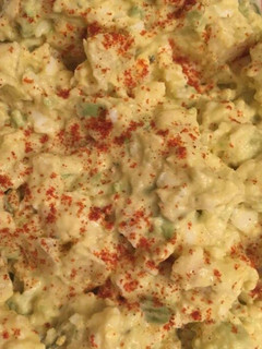 A picture of Egg Salad with Avocado, Lime and a Little Kick!!.