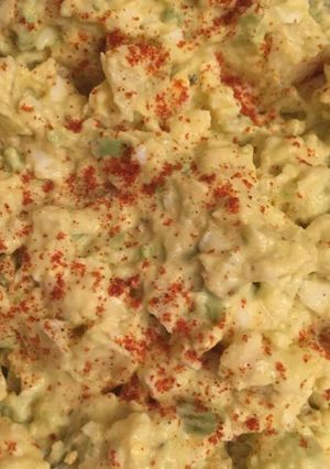 A picture of Egg Salad with Avocado, Lime and a Little Kick!!.