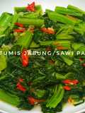 Tumis jabung/sawi pahit