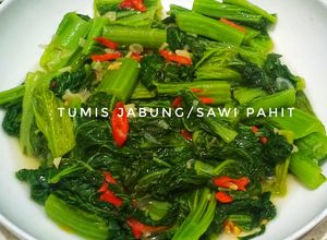 Foto resep Tumis jabung/sawi pahit