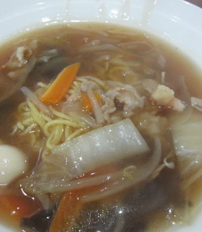 A picture of Cantonese Noodles- Authentic Chinese Food at Home.