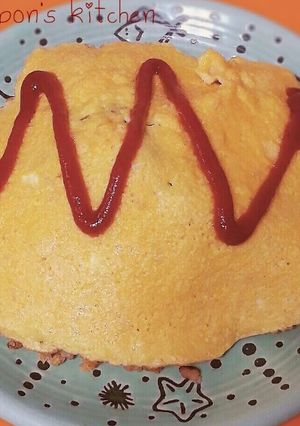 A picture of Dieter's Okara Omurice.