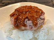 A picture of hamburger steak panko