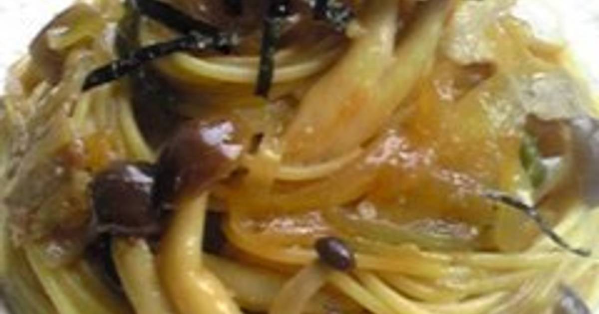 Japanese Flavored Shimeji Mushroom and Butter Pasta Recipe by cookpad