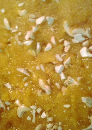 A picture of Karachi Halwa.