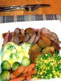 Roast lamb with Rosemary and Garlic