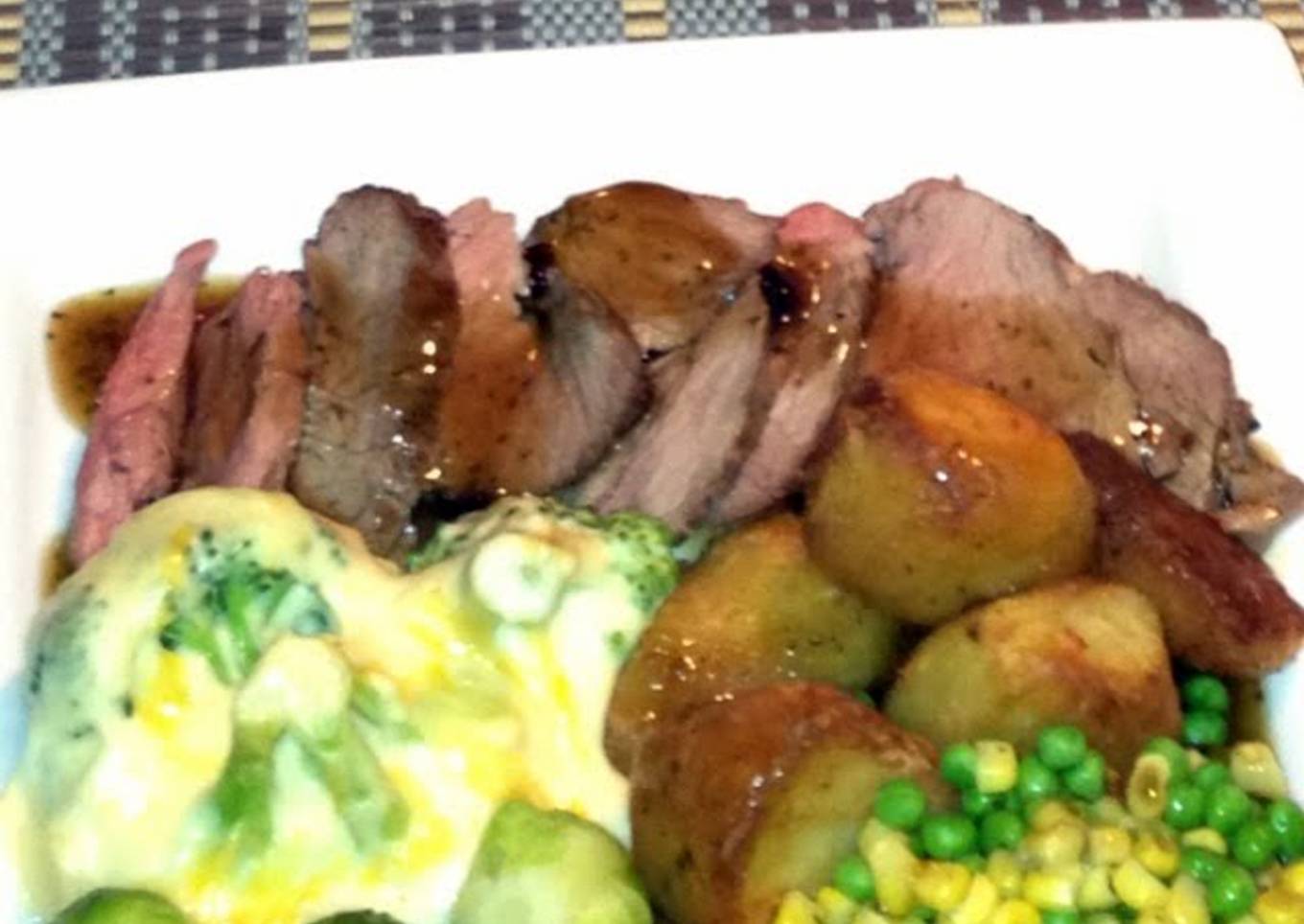 Roast lamb with Rosemary and Garlic