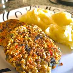 Una foto de Hamburguesas de quinoa y lentejas