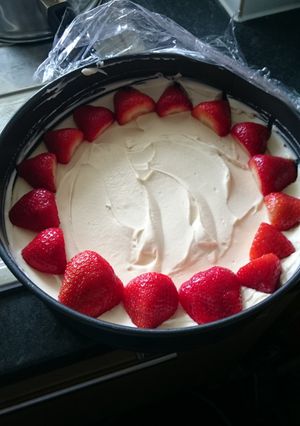 A picture of No Bake Cheesecake.