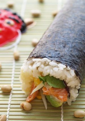 A picture of Lucky Ehoumaki Sushi Rolls.