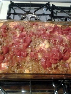 A picture of julie and allens burrito casserole melt.
