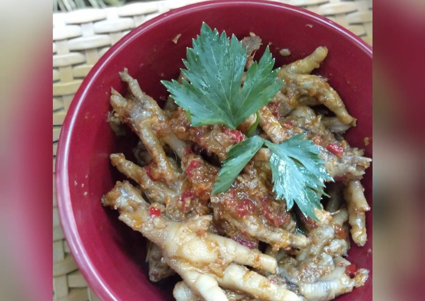 Rica rica ceker pedas