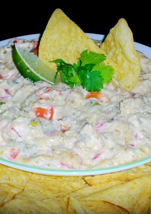 A picture of Mike's Hatch Green Chilie Dip.
