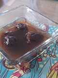 Postre de ciruelas deshidratada