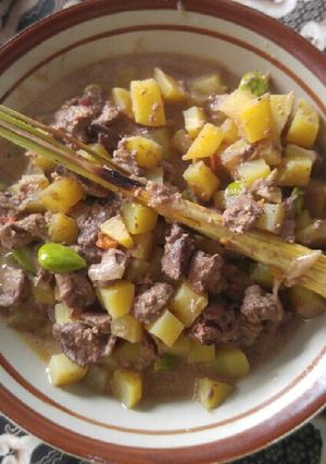 Foto resep Sambal goreng ati kuah santan