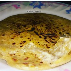 Cheese paratha A picture of Cheese paratha.