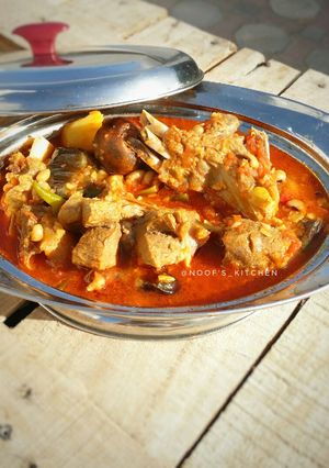 Foto resep Marak Lahm berkuah merah (Middle Eastern stew/Maraq)