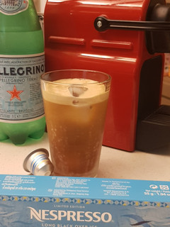 氣泡冰咖啡-氣泡水簡易飲品-Nespresso膠囊咖啡 的食譜成品照片
