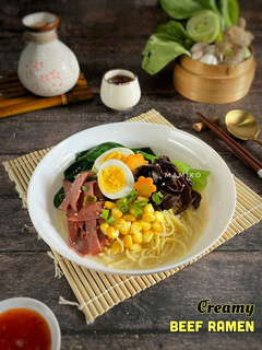 Foto resep Creamy Beef Ramen