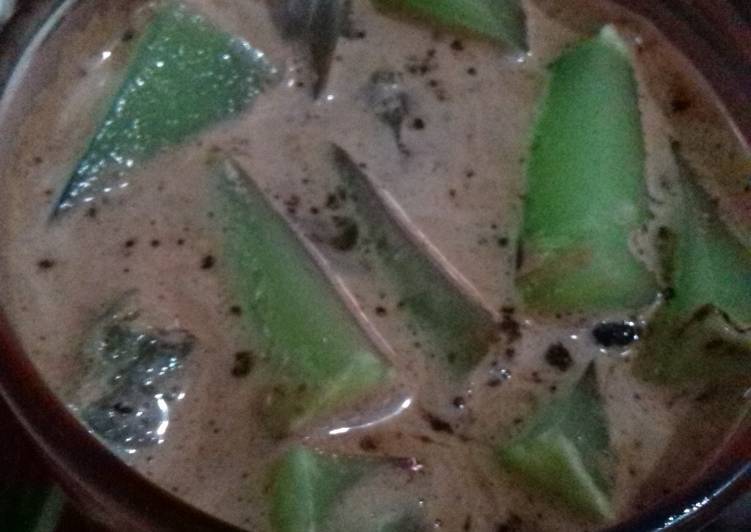 Hot Chocolate with Melon Jelly