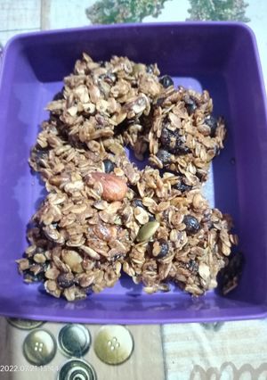 Foto resep Cookies Oat (cemilan yg gak bikin melar) 🤭😁