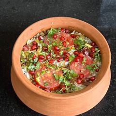 A picture of Biryani (Leftover Ka Makeover).