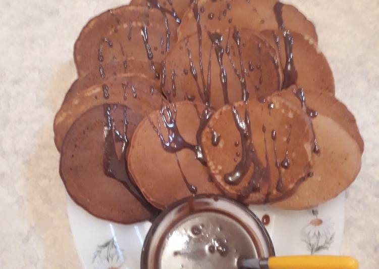 Comment Préparer Des Pour le goûte des pancakes chocolats