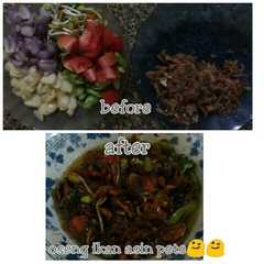 รูปของ Oseng oseng pedha (ikan asin)