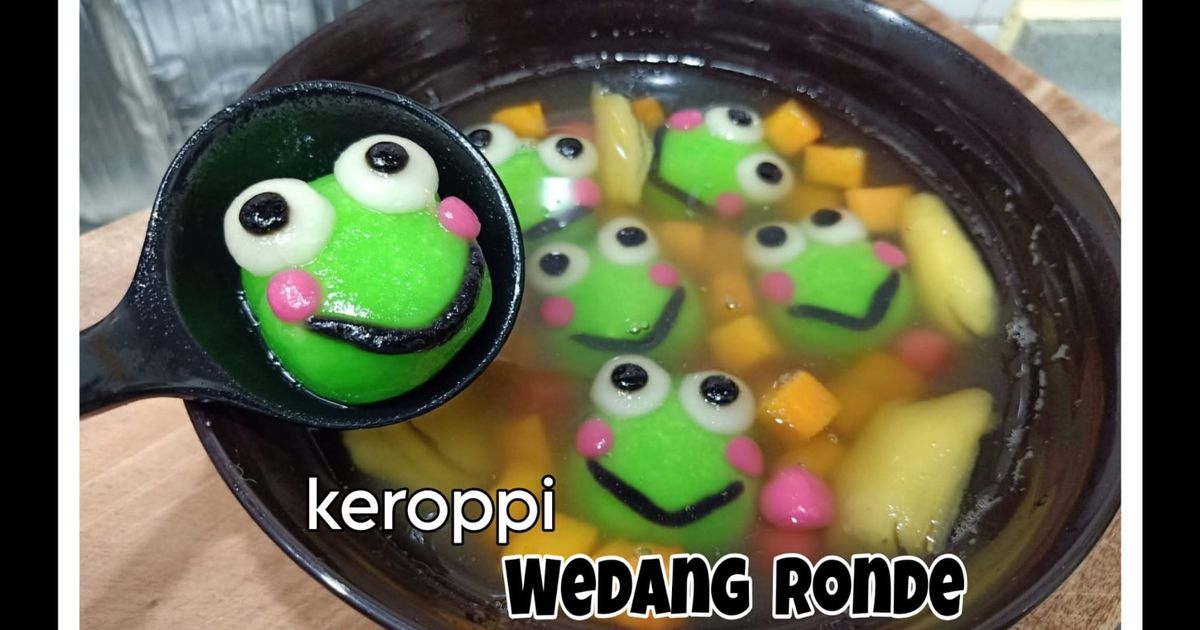 Wedang ronde karakter (kerropi) #cookpadapron2026