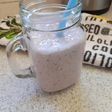 Banana and blueberries smoothie!!