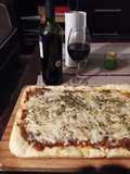 Pizza con queso magro!!