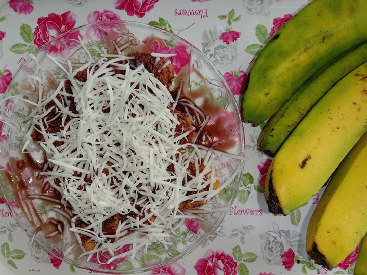 Resep: Pisang goreng keju renyah Simpel