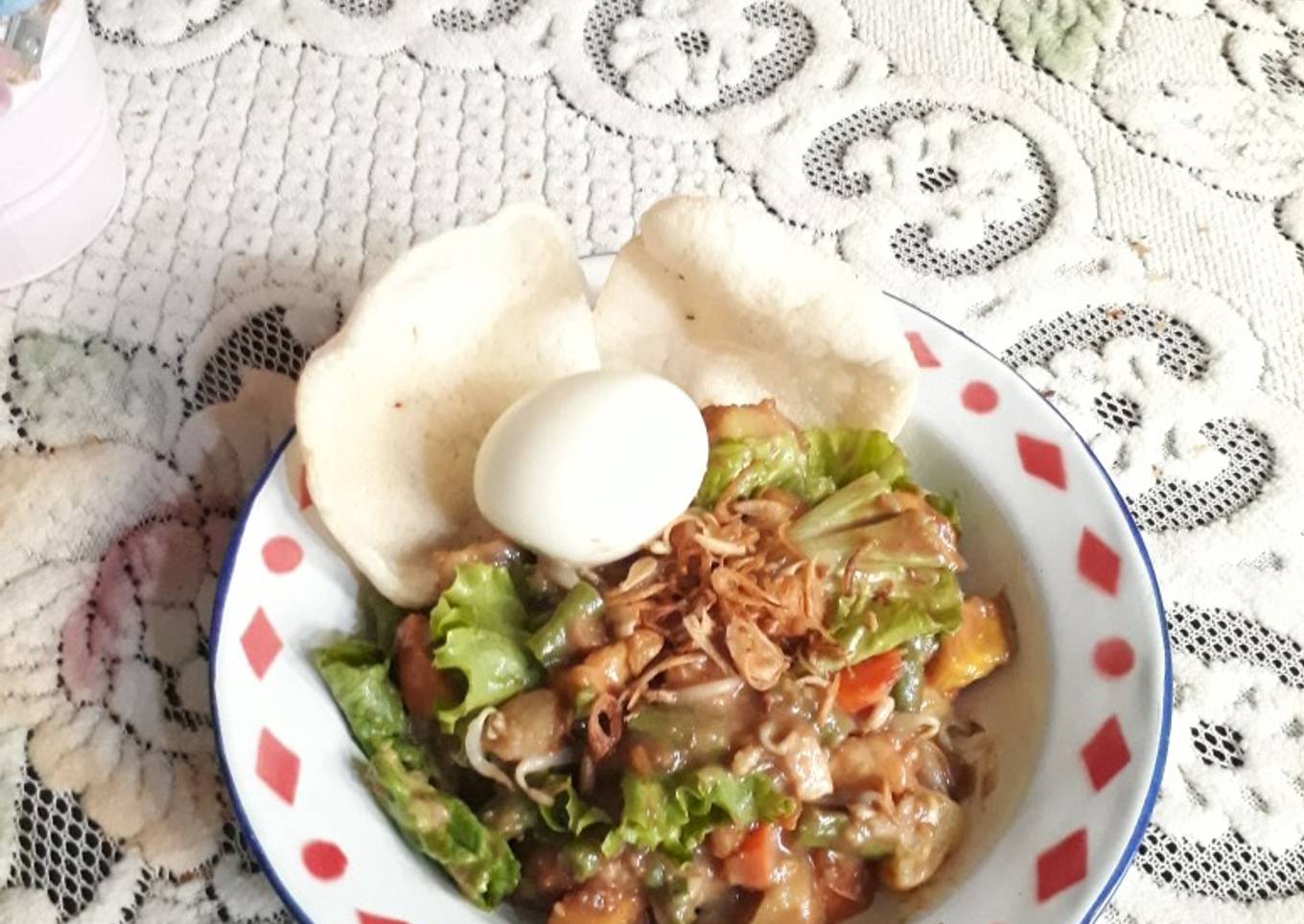 Gado Gado Kacang Bawang Lebaran