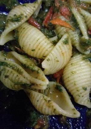 Foto resep Pasta pesto komplit