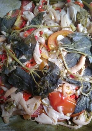 Foto resep Pepes jamur teflon