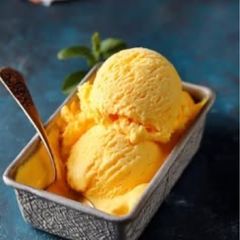 A picture of Mango ice cream.