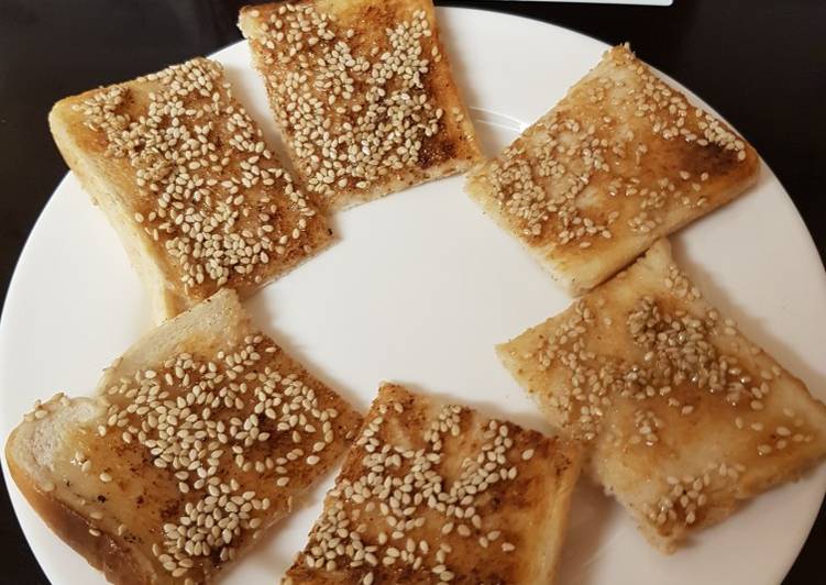 Easiest Way to Prepare Homemade My Sesame and Honey Toast