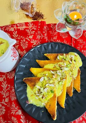 A picture of Shahi Tukda.