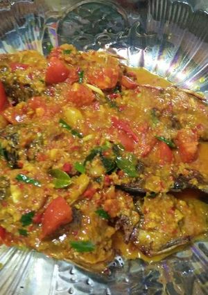 Foto resep Ikan mas bumbu kuning pedas