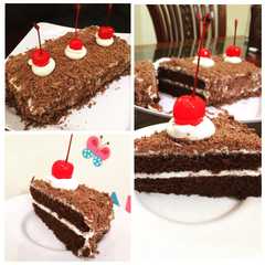 A picture of Blackforest mini 🍒.