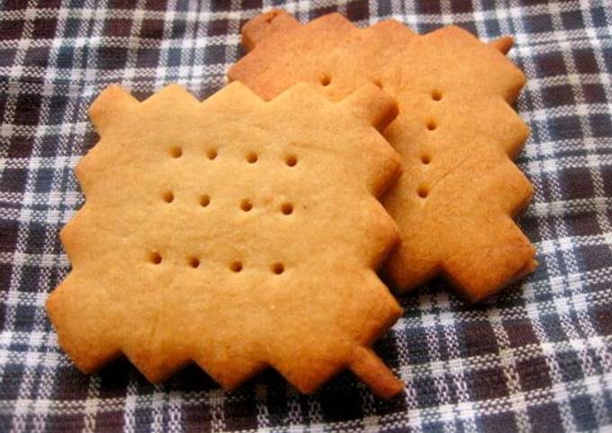 Steps to Make Homemade Macrobiotic Spicy Shortbread Cookies