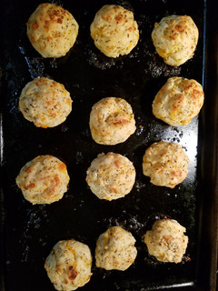 A picture of Gluten Free Garlic Cheddar Biscuits.