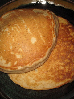 A picture of My Kids' Favorite Cocoa Banana Pancakes.