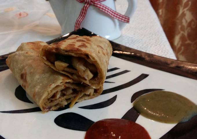 Recipe of Jamie Oliver Spicy Chicken Rolls