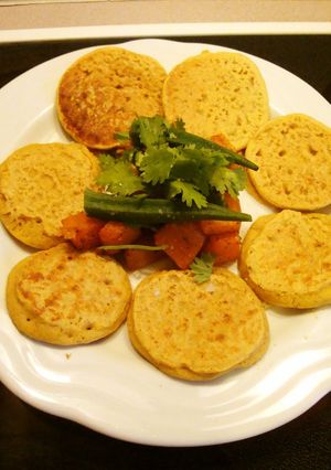 A picture of Chickpea Pancakes, Egg- and Milk-Free.