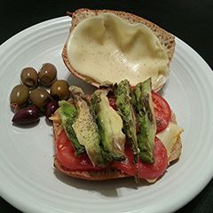 A picture of The Ultimate Veggie Sandwich.