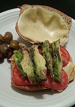 A picture of The Ultimate Veggie Sandwich.