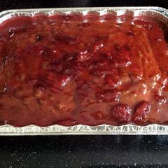 A picture of TeddiRuxx Strawberry Cake.