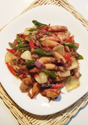 Foto resep 132. Tumis Cumi Asin Cabe Ijo